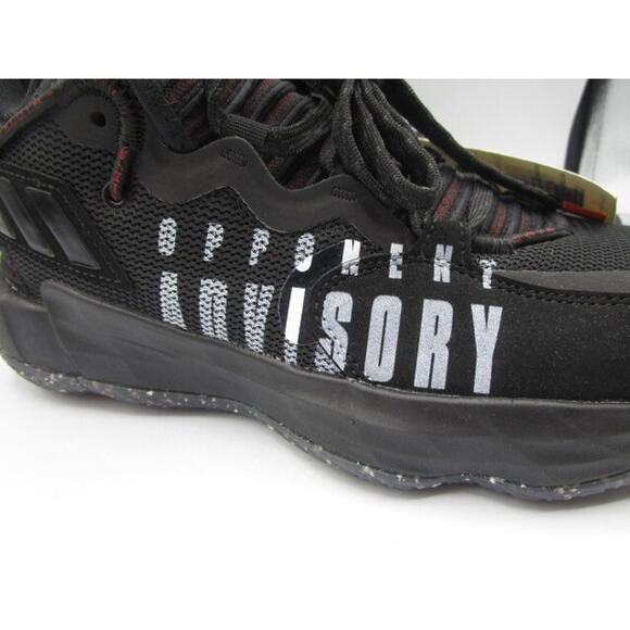 Adidas Dame 7 Extply Low Basketball Shoe Black & Red Men's 7 Damian Lillard - Picture 2 of 6